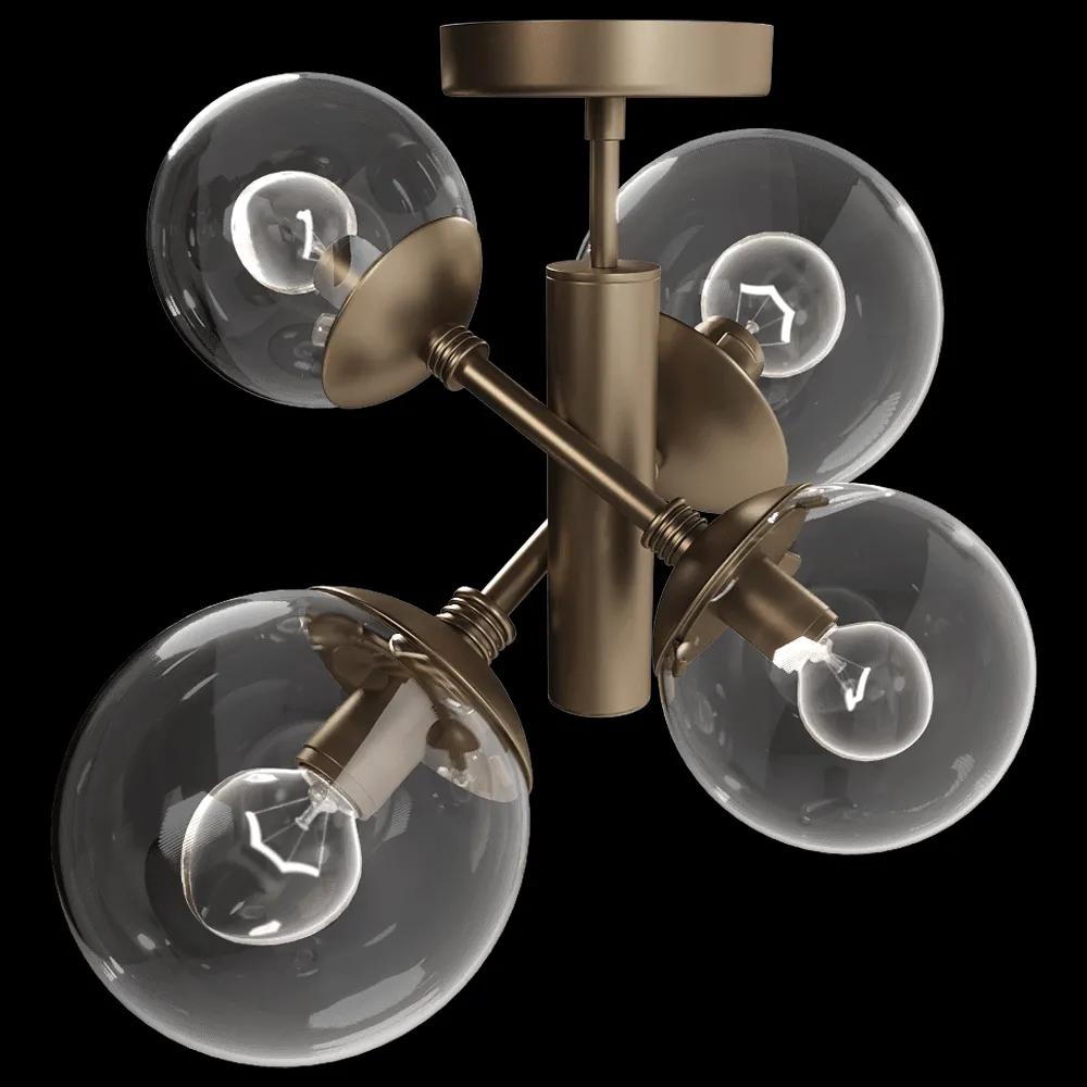 Metal Lux – Pendant lamp Global 3ds Max