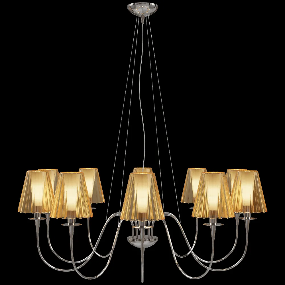 Metal Lux – Pendant lamp Opera 3ds Max