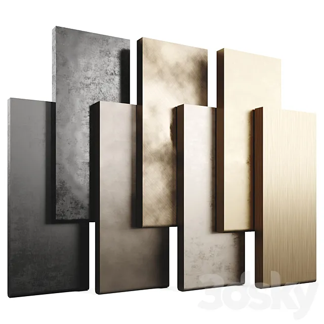 Metal Materials LuxLucia Casa – 7 Colors Set02M1 3ds Max