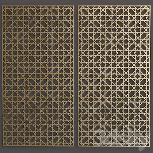 Metal panels 3DS Max Model