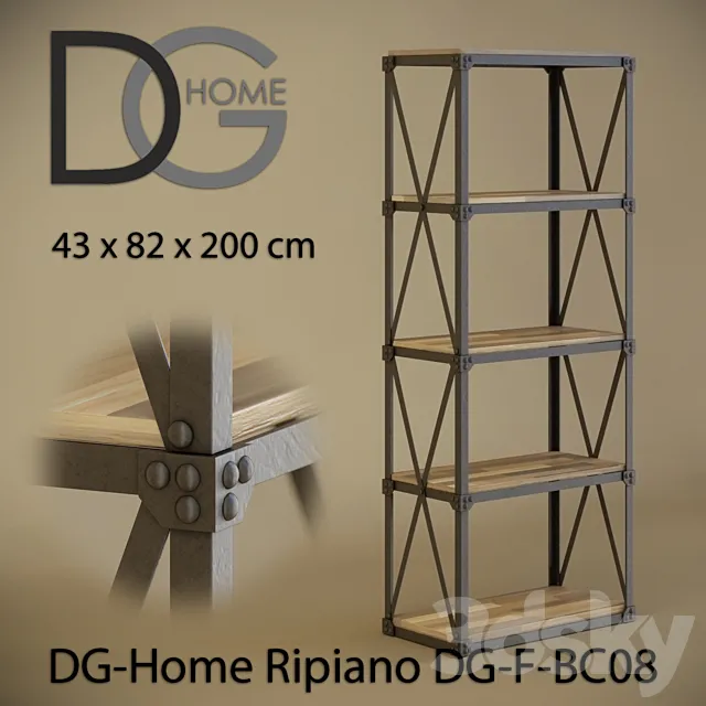 Metal racks DG-Home Ripiano DG-F-BC08 3ds Max