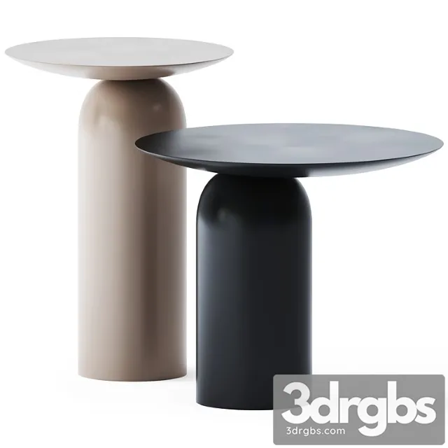 Metal side table disco by basta