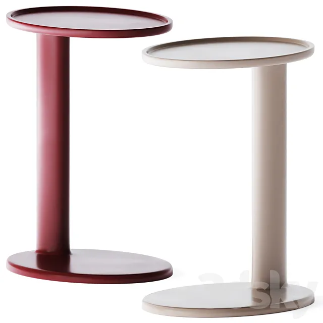 Metal Side Table Oliver by Flexform 3ds Max