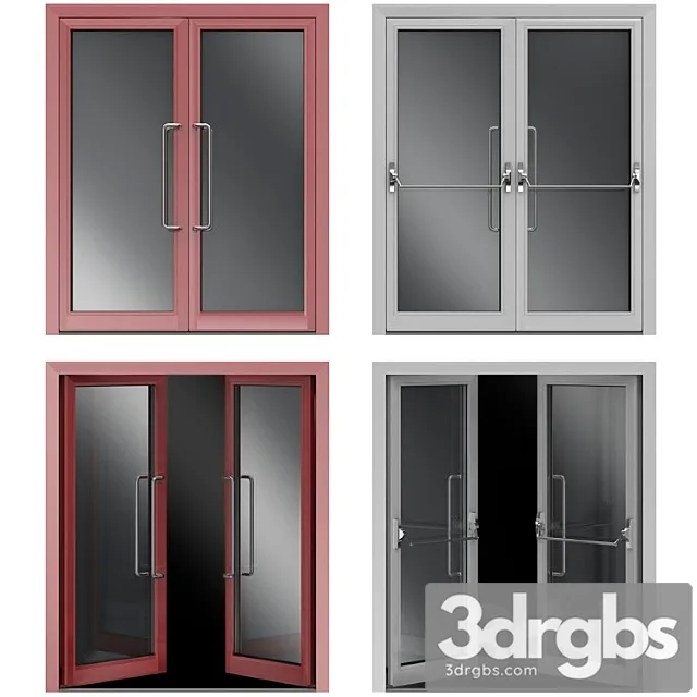 Metal swinging fire doors_1