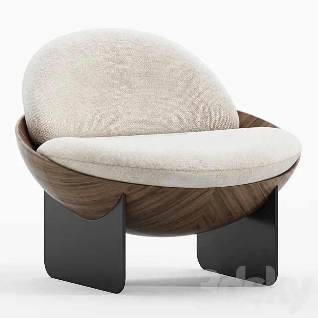 Mete Armchair 3ds Max