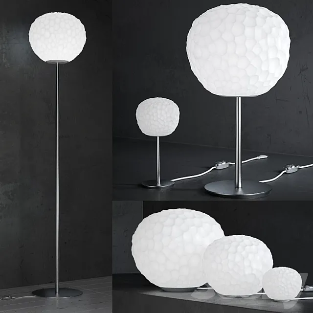 Meteorite lamp – floor and table collection 3DS Max Model