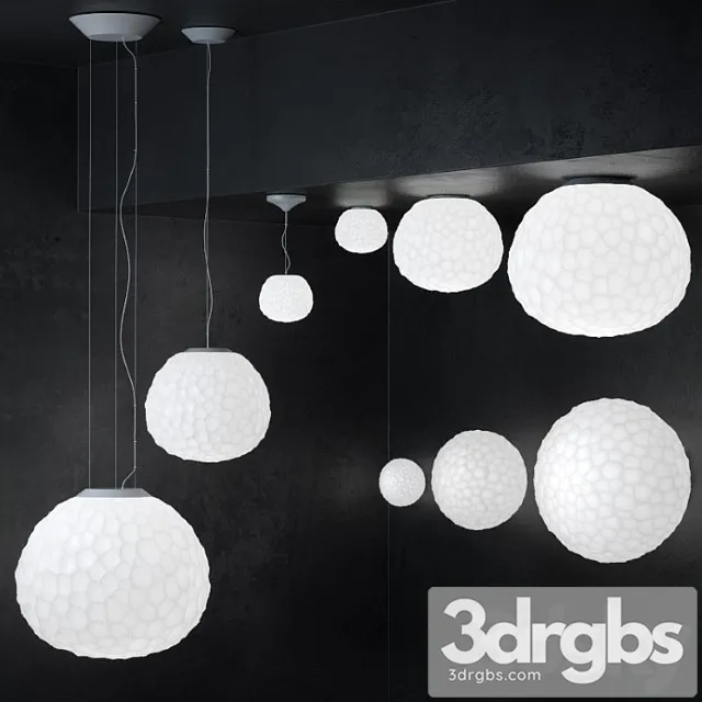 Meteorite lamp – suspension and wall collection 3dsmax Download