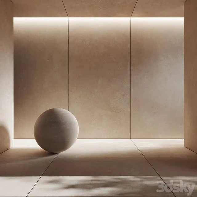 Metro Almond Porcelain Tiles 3dsMax Model