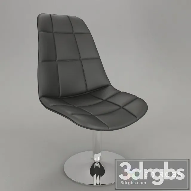Metro Black Revolving Bar Chair 3dsmax Download