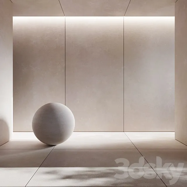 Metro Gray Porcelain Tile 3ds Max