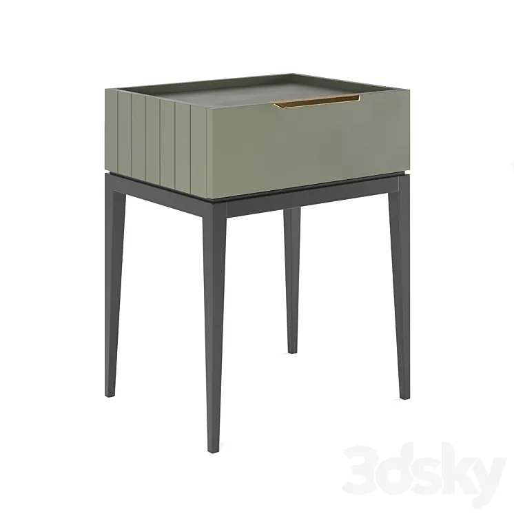 Metropolitan bedside table 3DS Max