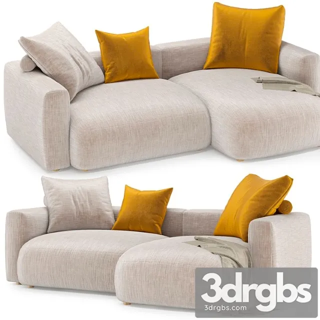 Mexo friend sofa low sofa with cushions