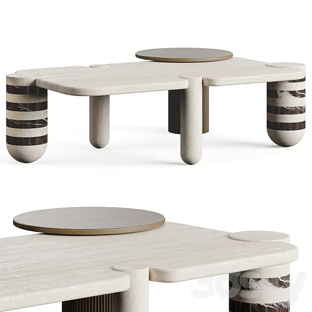 Mezzo Edith Center Table 3ds Max