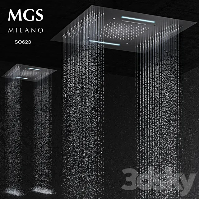 MGS milano SO623 rain shower 3DSMax File