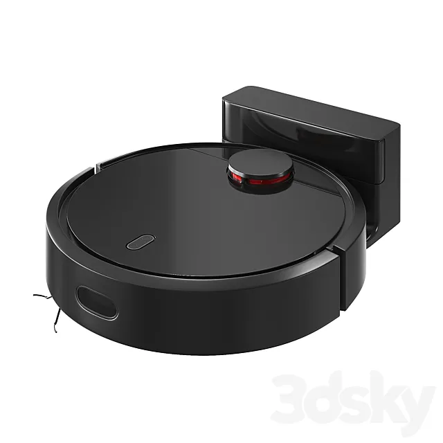 Mi Robot Vacuum Black 3DS Max Model