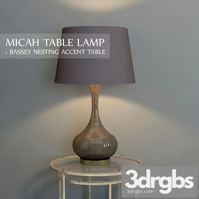 Micah Table Lamp 1 3dsmax Download