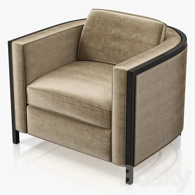 Michael Berman – Holmby lounge chair 3ds Max