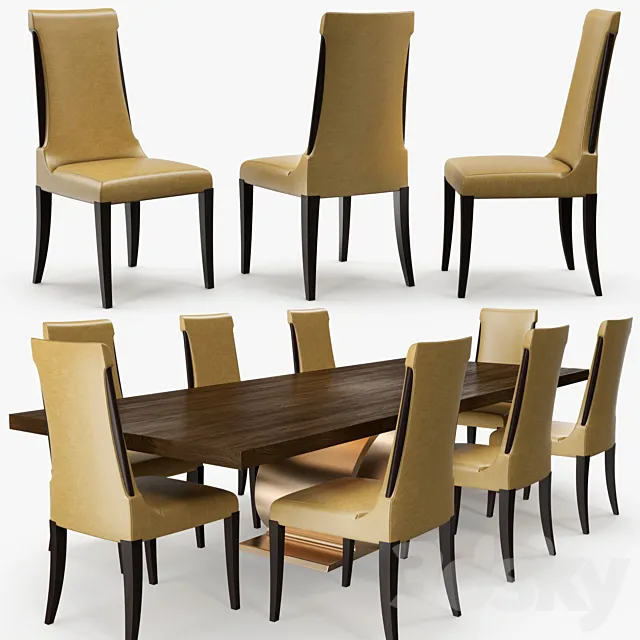 Michael Berman – Noji dining chair 3DSMax File