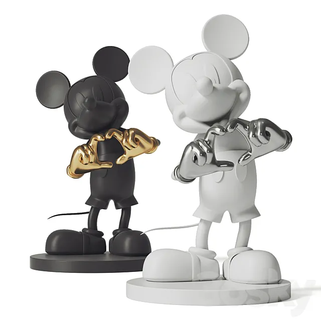 Mickey Mouse 3ds Max