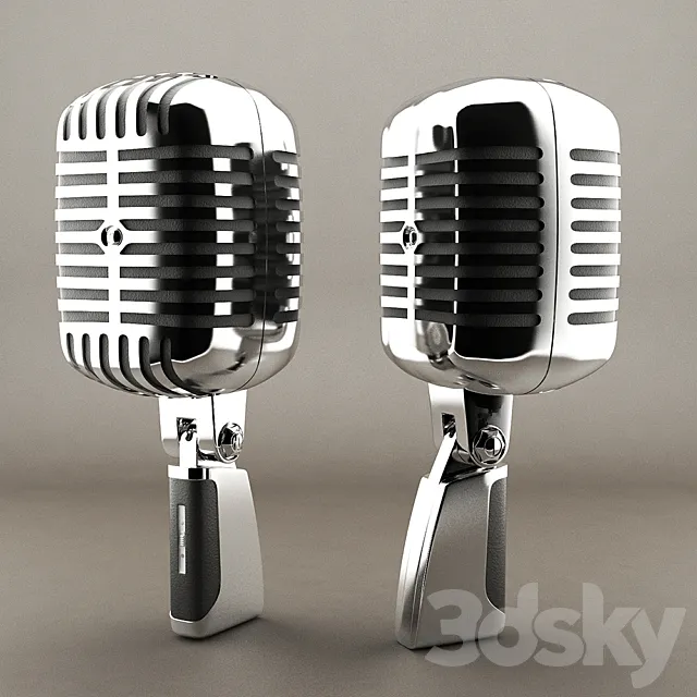 Microphone 3DS Max Model