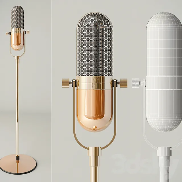 Microphone 3ds Max