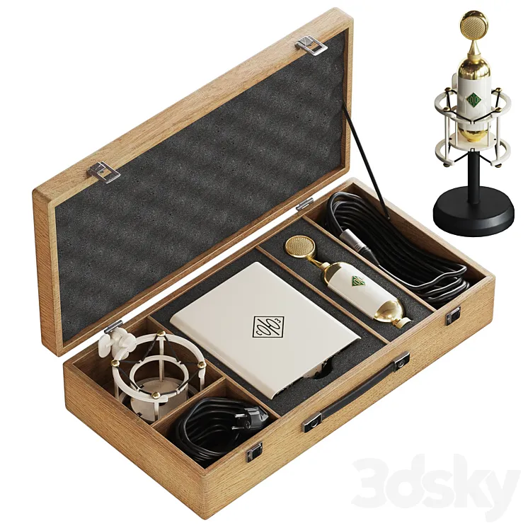 Microphone Soyuz Kit 3DS Max Model