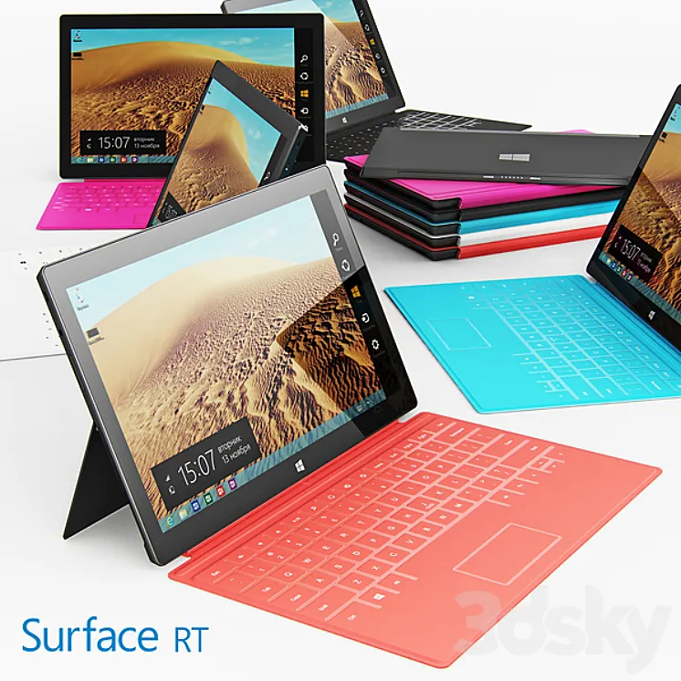 Microsoft surface rt 3DS Max