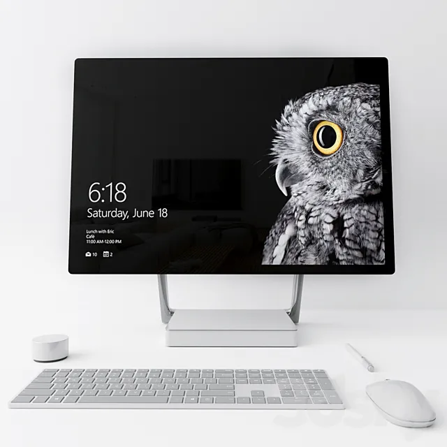 microsoft surface studio 3DS Max Model