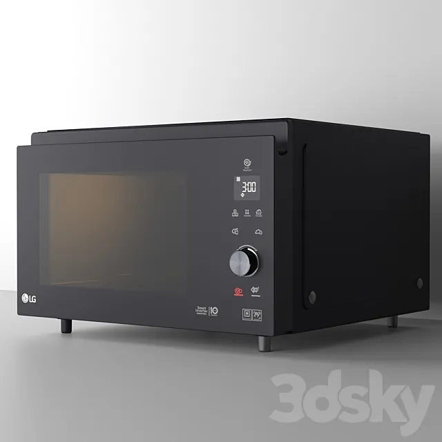 Microwave LG MJ-3965BIS 3ds Max