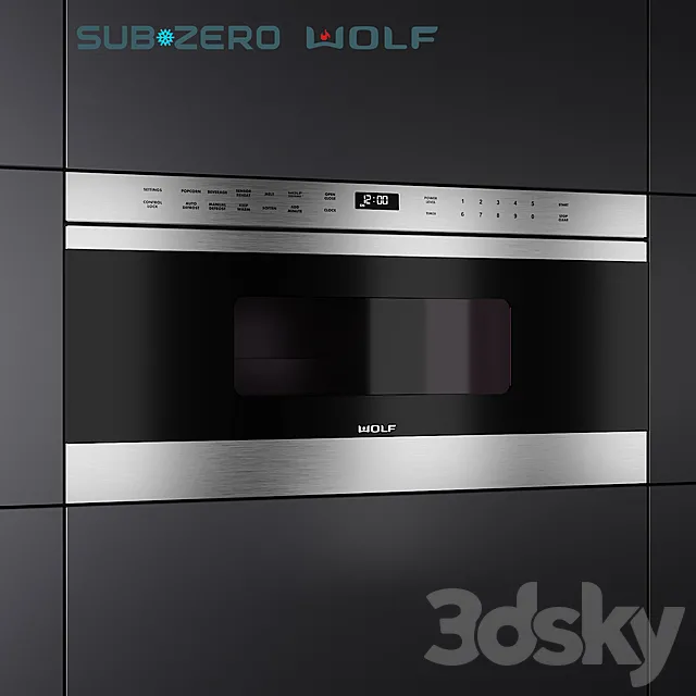 Microwave MD30TE _ S – by SubZero-Wolf 3DS Max Model