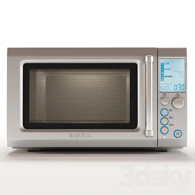 Microwave oven BORK w702 3ds Max