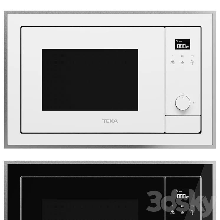 Microwave oven TEKA – ML 820 BIS BLACK-SS-WHITE-SS 3DS Max