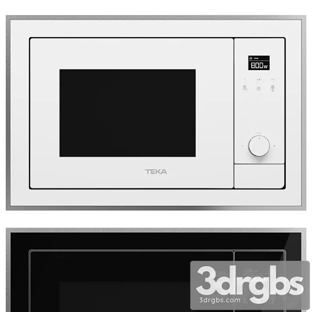 Microwave oven teka – ml 820 bis black-ss-white-ss
