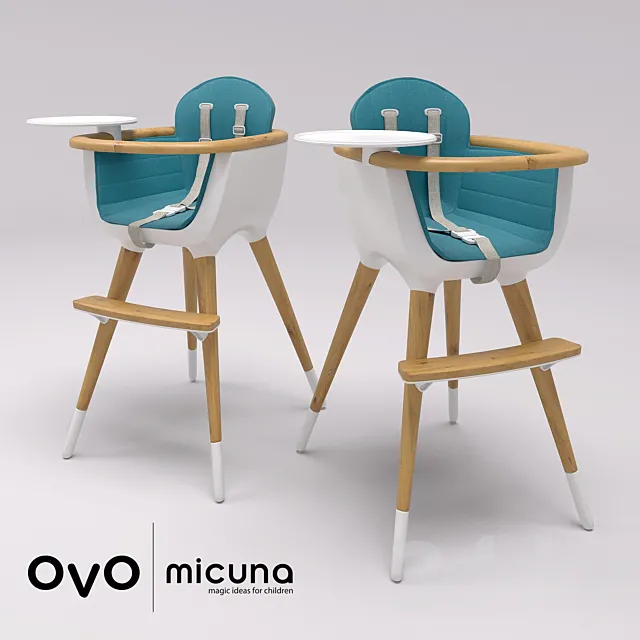 Micuna OVO MAX LUXE High Chair 3DSMax File
