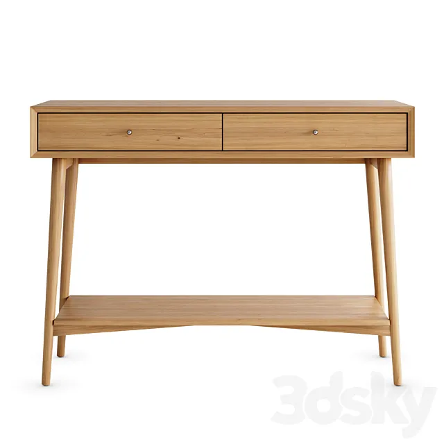 Mid century console 3DS Max Model