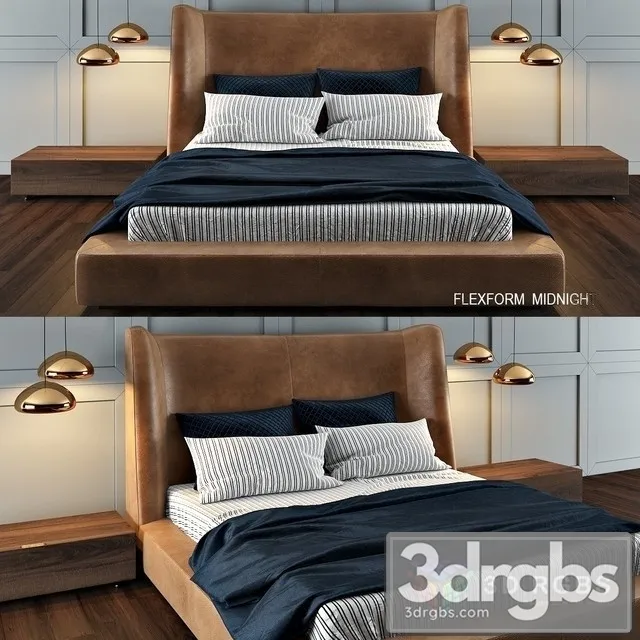 Mid Night Bed 3dsmax Download