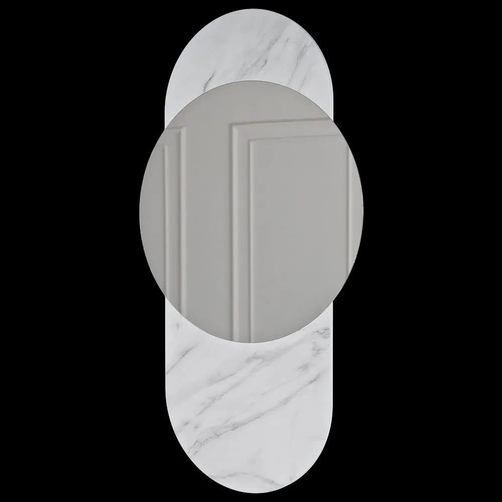 Mideon – Mirror Rock White Marble 3ds Max