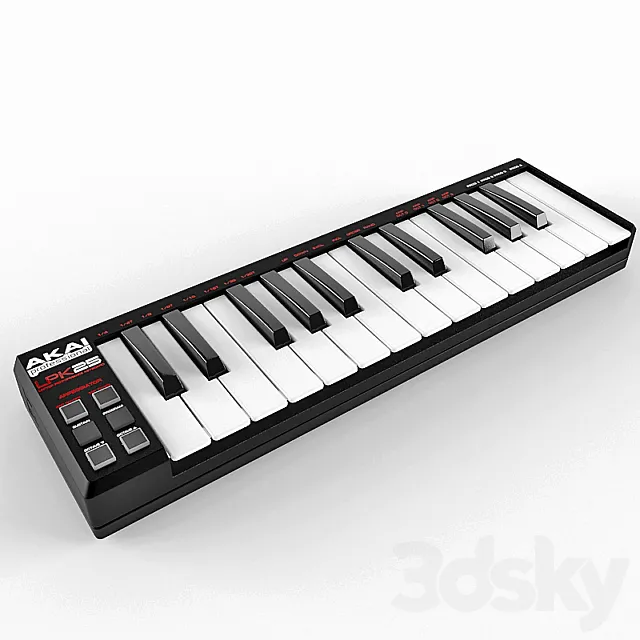MIDI keys Akai lpk25 3DSMax File