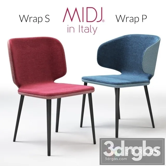 MIDJ Wrap P Wrap S Chair 3dsmax Download