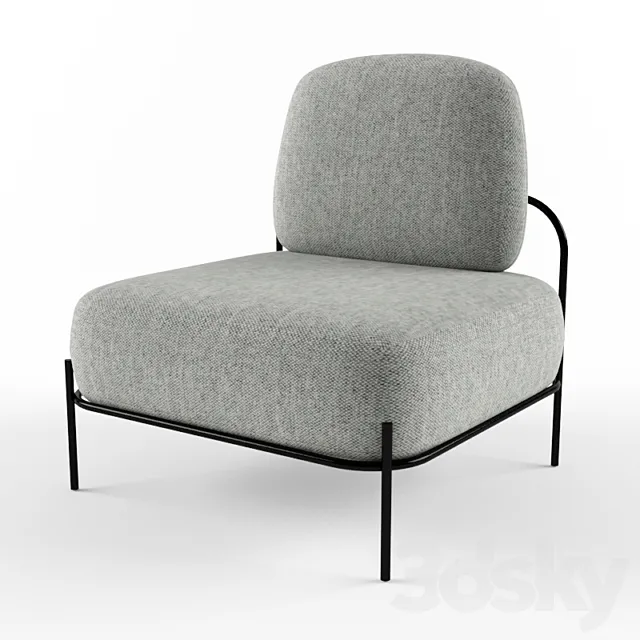 midnight lounge chair meraki 3DSMax File