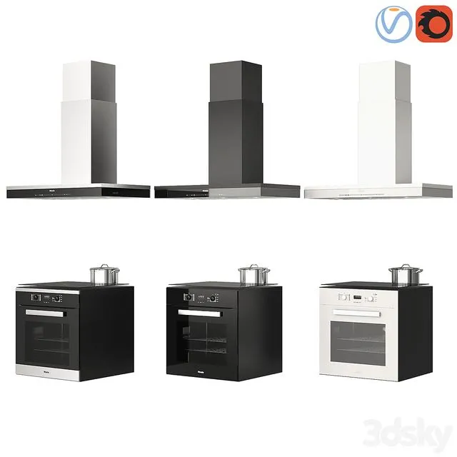 Miele Appliances 3dsMax Model