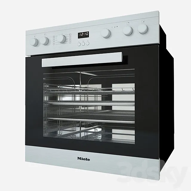 Miele H2261 LST Oven KM 6012 Cooking Panel 3ds Max