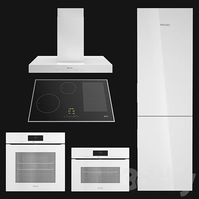 MIELE Household appliances collection 15 3ds Max