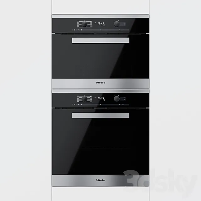 Miele – oven H6260BP and compact oven H6200BP 3ds Max