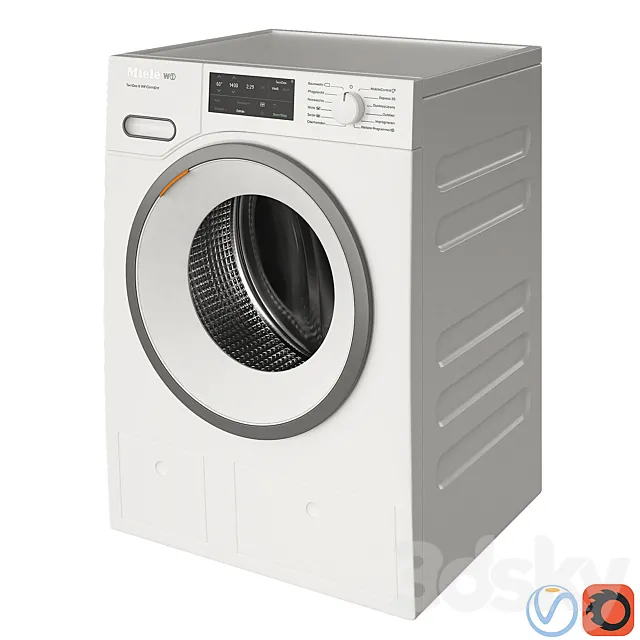 Miele Washing Machine 3ds Max