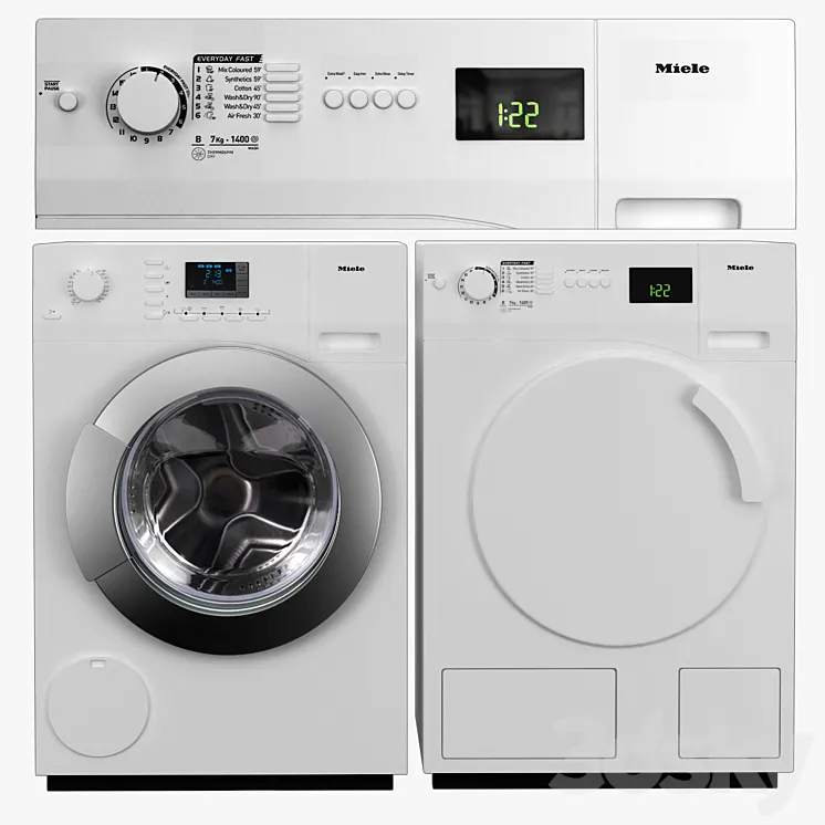 Miele washing machine 3DS Max