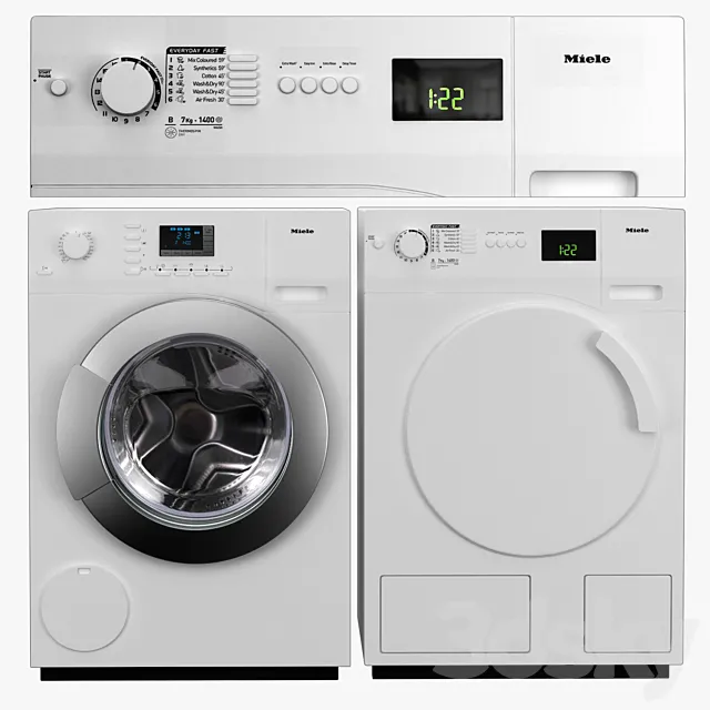 Miele washing machine 3DSMax File