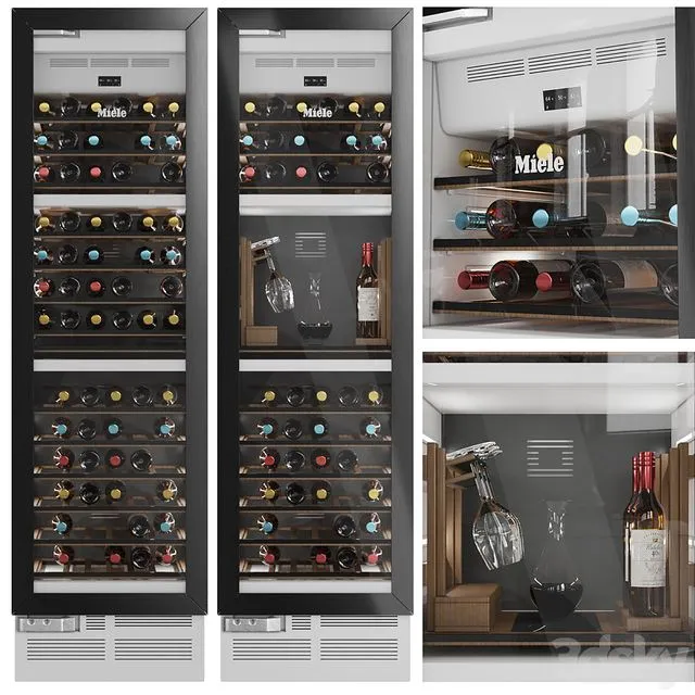 Miele Wine Cooler 3dsMax Model