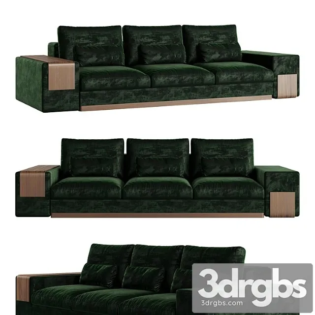 Mies 3 Seat Sofa By Alma De Luce 3dsmax Download