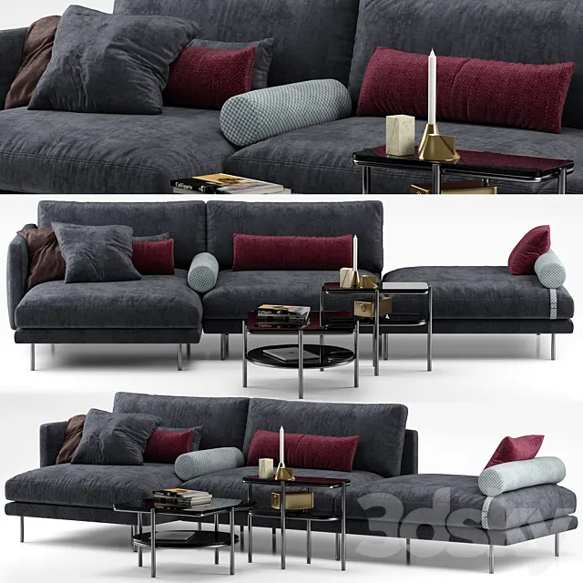 Mies sofa – Calligaris 3DS Max Model